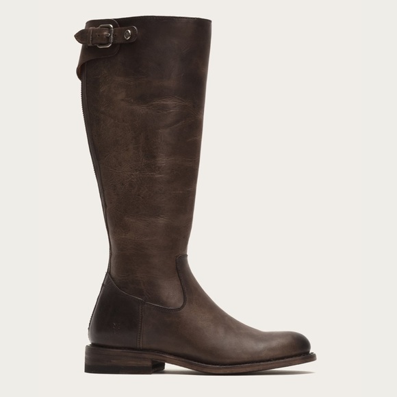 New Frye Jayden Buckle Back Zip Boots - Picture 1 of 7